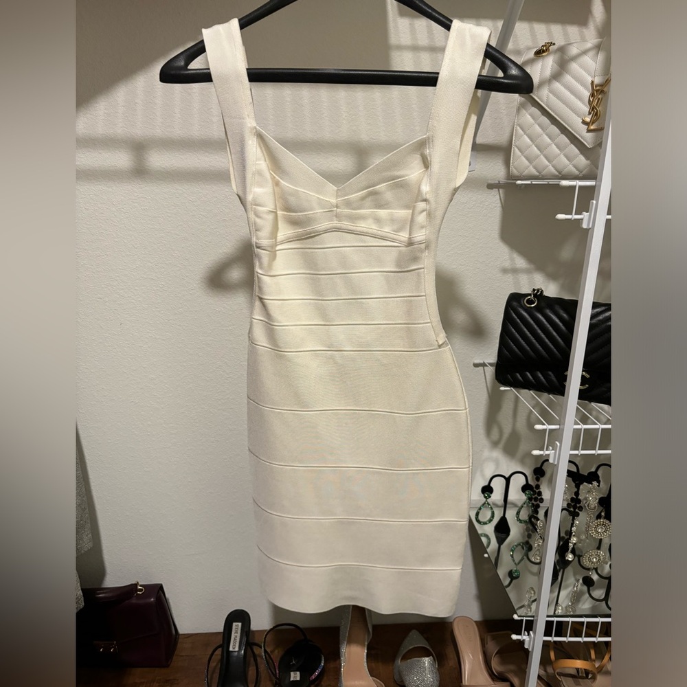 Bandaige Dress knee high beige